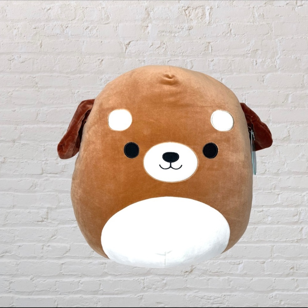 Squishmallows Sam the Dog 16" Brown
